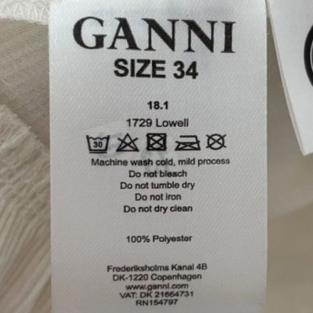 GANNI Size: 34 US Size: 2 Style 1729 Lowell Floral Print Tiered Mini Dress - Picture 12 of 15